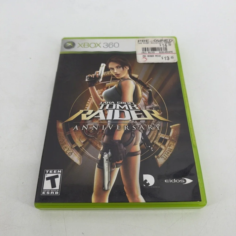 Tomb Raider Anniversary (Microsoft Xbox 360, 2007) No Manual